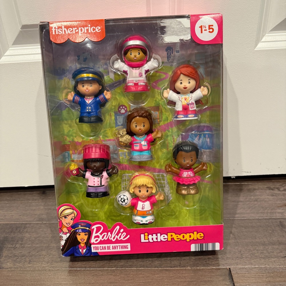 Fisher-Price Little People Barbie You Can Be Anything 7 Figure Set